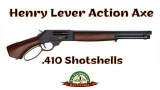 Henry Lever Action Axe 410 Firearm [upl. by Eelirol]