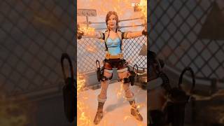 🕹️🤯Custom Marvel Legends Lara Croft Tomb Raider Figure Retro Review  Reveal  PS1 Gamer Kitbash🐒💽 [upl. by Eidoow]