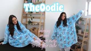 The Oodie unboxing  4 different ways to use your Oodie [upl. by Carew]