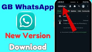 Download GB WhatsApp Latest Version GB WhatsApp New Update Kaise Download Kare [upl. by Ahsiekan]