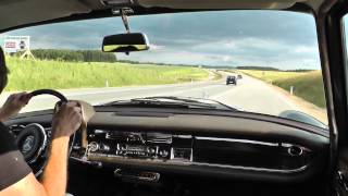 Mercedes 200D Heckflosse W110 vor Baubeginn Umfahrung Zwettl [upl. by Jacinta916]