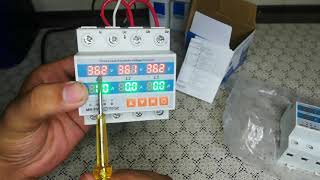 3 phase under and over voltage Protector relay [upl. by Nnyladnarb]