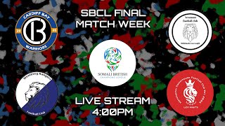 SOMALI BRITISH CHAMPIONS LEAGUE FINAL MATCH WEEK LIVE STREAM 2 MATCHES [upl. by Baxter]