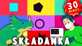 30 minut zagadek  Dinozaury i nie tylko  Filmy edukacyjne dla dzieci [upl. by Ellata]