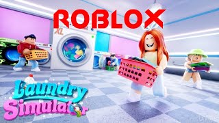 🧼ОТКРЫЛ СВОЙ БИЗНЕС ПО СТИРКЕ ВЕЩЕЙ В НОВОМ СИМУЛЯТОРЕ ПРАЧЕЧНОЙ РОБЛОКС ROBLOX LAUNDRY SIMULATOR [upl. by Mosira500]