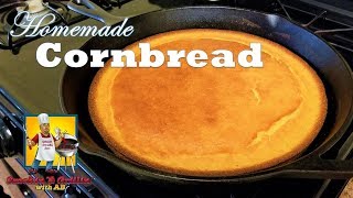 Homemade Cornbread Recipe  Cornbread Recipe [upl. by Ylak]