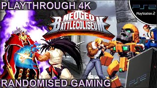 NeoGeo Battle Coliseum  PlayStation 2  Intro amp Playthrough true final boss Goodman SNK 4K60 [upl. by Casteel]