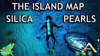 Silica Pearl Locations on The Island map  Ark Survival Evolved [upl. by Yevoc]