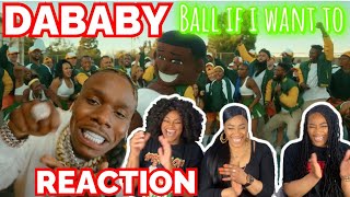 DABABY  Ball If I Want To Official Video  UK REACTION 🇬🇧💥 [upl. by Anol]