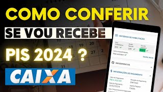 Como conferir se vou ter direito a receber o PIS 2024–Como saber se sou Habilitado ao PIS PASEP [upl. by Lalitta737]