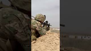 National Guard unit conducts live fire assault shorts [upl. by Yenattirb49]