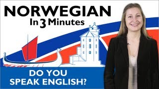 Learn Norwegian  Norwegian in Three Minutes  Do you speak English [upl. by Phelia]