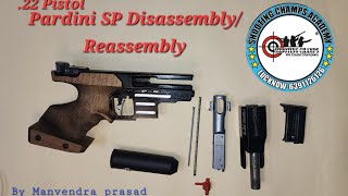 Shooting Fire Arms ll Pardini Standard  Rapid Fire 22 Pistol Disassembling Assembling with safety [upl. by Supmart]