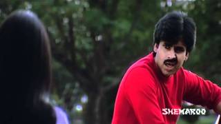 Attharintiki Daaredhi Hero Pawan Kalyan and Bhoomikas fight  Kushi Movie Comedy Scenes [upl. by Christianity408]