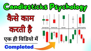 how to read candlestick psychology in hindi  Candlestick kaise kaam krti hai  chartanalysis [upl. by Oalsinatse]