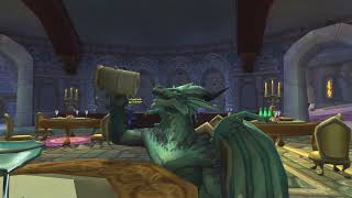 Bluey the Dracthyr  Walking Around Dalaran in the Night  ep 1 [upl. by Wenoa899]