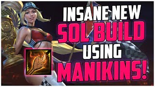 INSANE NEW SOL BUILD USING MANIKINS RANKED SMITE S10 [upl. by Anigriv635]