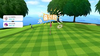 Nintendo Switch Sports Golf BackSpin Hole in one [upl. by Tarra]