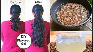 Flaxseed Gel for Fast Hair Growth  Get Long Hair in 30 days Regrow Hair from roots No Hair Loss [upl. by Madella]