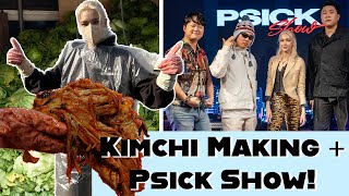 김장  피식쇼  Kimchi making  Guest on Korean Show Psick Show [upl. by Jeff]