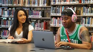 Blasting INAPPROPRIATE Songs PART 4 in the Library PRANK [upl. by Ojimmas970]