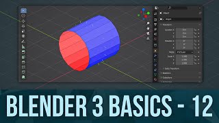 BLENDER BASICS 12 Mesh Normals and Smooth Shading [upl. by Mailliw343]