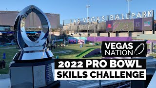 2022 NFL Pro Bowl Kicks Off with Skills Challenge [upl. by Kilgore]