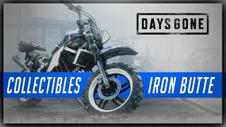 Days Gone IRON BUTTE Collectibles Guide  Characters Nero Intel Tourism RIP Sermons Upgrades [upl. by Earazed]