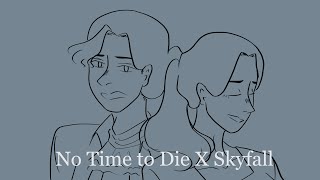 Hamilton animatic  lams amp Hamliza No Time to Die x Skyfall [upl. by Yssep848]