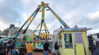 Fête foraine  Luna Park Dhiver Genève Plainpalais 2023 [upl. by Suckram]