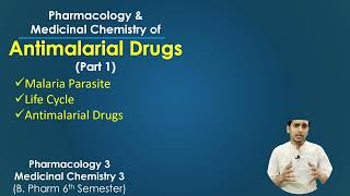 Antimalarial Drugs Part 1 Malaria parasite Life cycle and Classification of Antimalarial drugs [upl. by Siouxie]