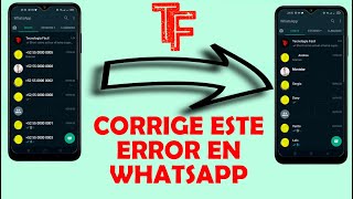 🙈WhatsApp Cómo Recuperar Los Nombres de Mis Contactos  SOLUCIÓN✅ [upl. by Selfridge]