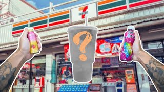 Grape juice X Peach Juice howto 7eleventhailand pov asmrdrinking conveniencestore diydrinks [upl. by Cilo269]