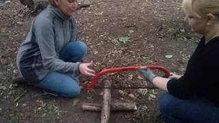 Tutorial  using a bow saw [upl. by Ira]