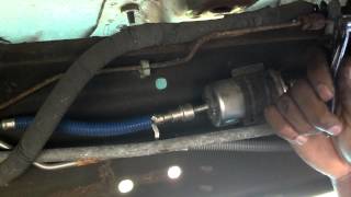 How to change your fuel filter in a Ford [upl. by Eadahs585]