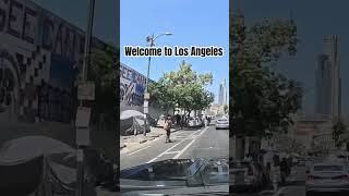 Homeless Streets Downtown Los Angeles Downtown LosAngeles LA Homeless California USA America [upl. by Sweatt]