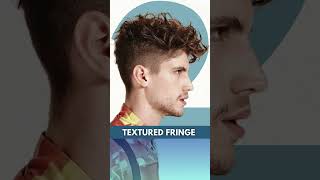 4 BEST FRINGE HAIRCUTS FOR MEN Textured Fringe barber clippercut haircut [upl. by Jim35]