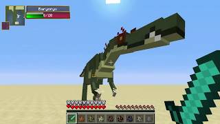 Minecraft Mod Dinozorlar  PaleoCraft [upl. by Eenerb]