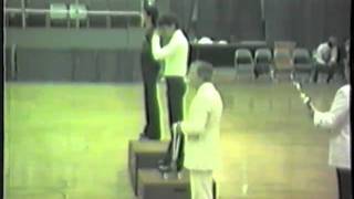 1984 Southwest Regional Roller Skating Championships  Intermediate Men Figure Final4 [upl. by Bea]