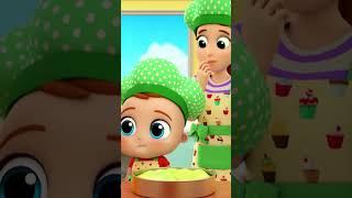 Yes Yes Have Fun Baking Cakes littleangel cakedecorating baking cartoonsforkids family [upl. by Aay752]