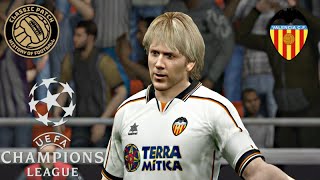 UEFA CHAMPIONS LEAGUE 19992000  VALENCIA 1  FIFA 16 CLASSIC PATCH [upl. by Anaibib]