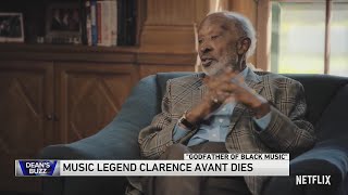 Music Legend Clarence Avant Dies [upl. by Leirza]