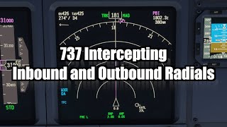 737 Intercepting Inbound and Outbound Radials [upl. by Russon]