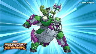 Mechasaur Files Hulk  Gamma Smasher  Marvels Avengers Mech Strike Mechasaurs [upl. by Adroj991]