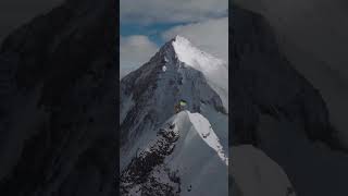 Lhotse summit Probably the best view at Everest you can have Beautiful climb 📹 tonyasamoilova [upl. by Kira]