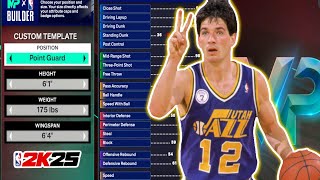 Best PRIME JOHN STOCKTON Build in NBA 2K25 [upl. by Catina]