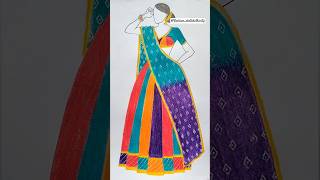 Beautiful lehenga choli dressfashionlehengatrendingexploreshortscreativeexplorepageart [upl. by Attlee]