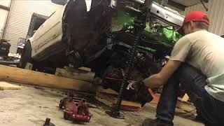 Pulling a D16Z6 Honda engine out if my 1990 CRX without a cherry picker [upl. by Natividad275]