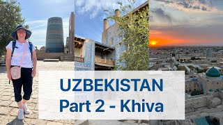 Discover the city of Khiva  Travel through Uzbekistan [upl. by Asyen]