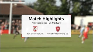 Relegationsdrama Teil 1 Weiche mit Last Minute Ausgleich  TuS Bersenbrück  SC Weiche Flensburg 08 [upl. by Norabel396]